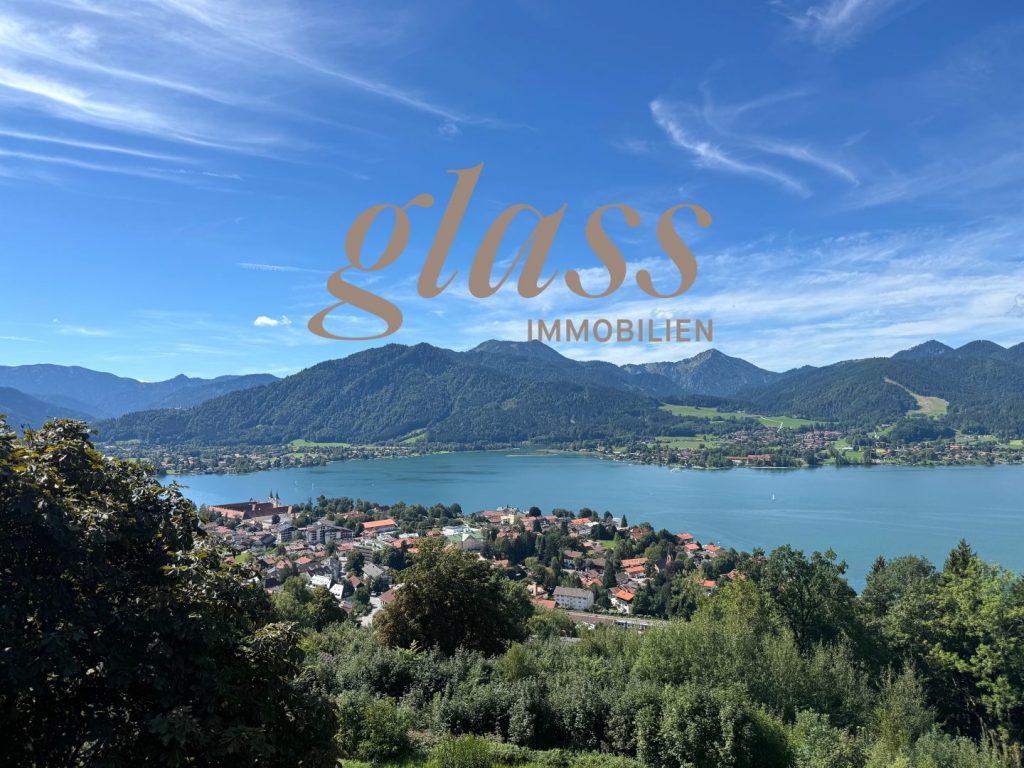 Mit Blick auf den Tegernsee